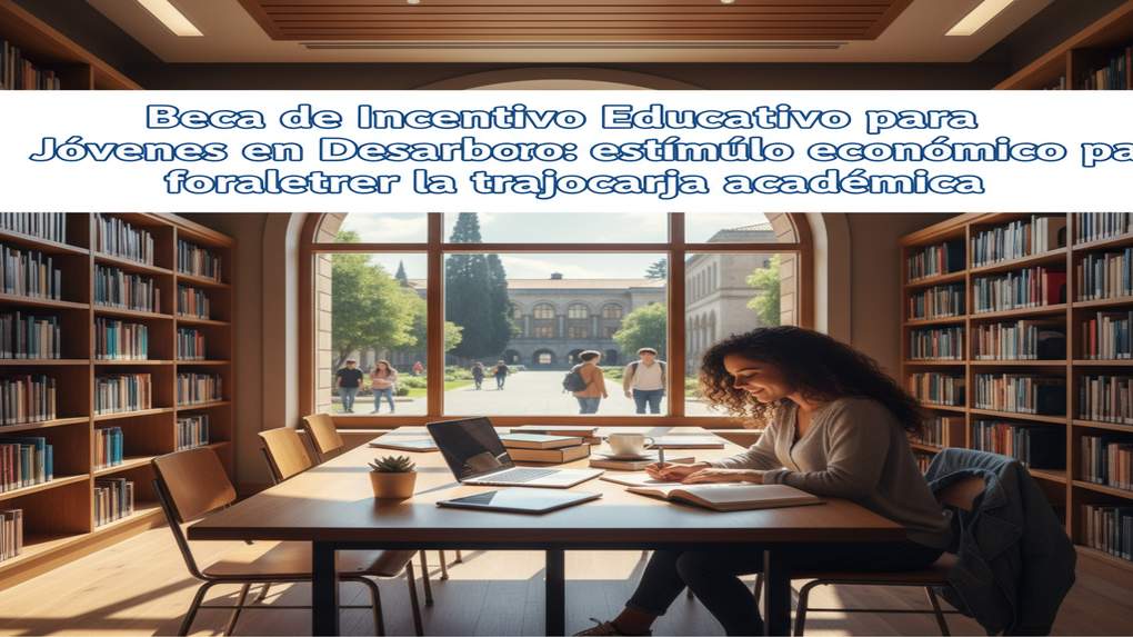 Beca de Incentivo Educativo para Jóvenes en Desarrollo: estímulo económico para fortalecer la trayectoria académica