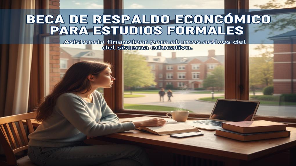 Beca de Respaldo Económico para Estudios Formales: asistencia financiera para alumnos activos del sistema educativo