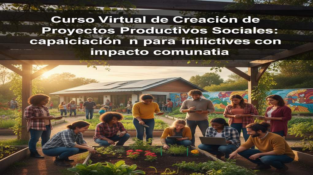 Curso Virtual de Creación de Proyectos Productivos Sociales: capacitación para iniciativas con impacto comunitario
