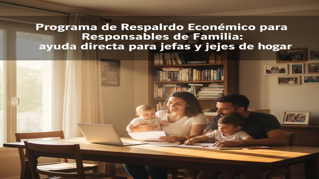 Programa de Respaldo Económico para Responsables de Familia: ayuda directa para jefas y jefes de hogar