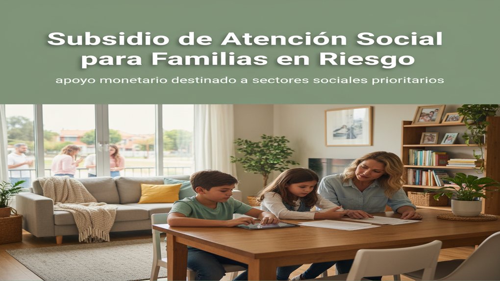Subsidio de Atención Social para Familias en Riesgo: apoyo monetario destinado a sectores sociales prioritarios